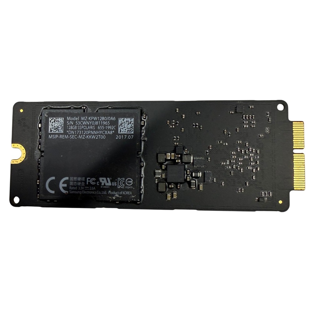 Samsung 128GB SSD MZ-KPV1280/0A6 655-1992C Polaris for MacBook Air Pro 2013-2017